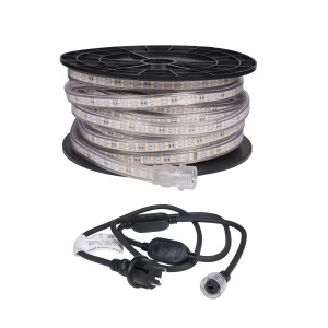 Bandă LED / Proiector de lucru AGGE 230V - 1500 lm/m, 20 m, bandă cu cablu de alimentare (4000K)