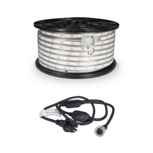 Bandă LED / Proiector de lucru AGGE 230V - 1500 lm/m, 50 m, bandă cu cablu de alimentare