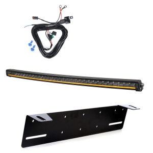 Bară LED PURELUX Black X-Slim C800 - curbată / 80 cm / 165W / Ref. 40, 1 buc - Set complet
