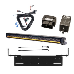 Bară LED PURELUX Black X-Slim S520 - dreaptă / 52 cm / 105W / Ref. 50, 1 buc - Set complet cu suport pentru montaj încastrat + XBB Dongle & PowerUnit releu de conectare - Img 2