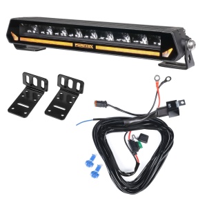 Bară LED PURELUX Panther Aero S300 - dreaptă / 30 cm / 54W / Ref. 17.5, 1 buc - Set complet (montaj inferior) - Img 2