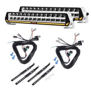 Bară LED PURELUX Panther S400 White - dreaptă / 40 cm / 150W / Ref. 20, 2 buc + cablaje - Img 2