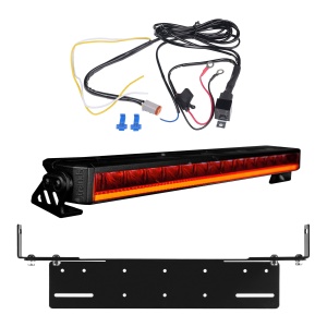 Bară LED Strands Firefly 20" - dreaptă / 52 cm / 155W / Ref. 50, 1 buc - Set complet cu suport pentru montaj încastrat