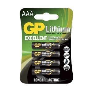 Baterie AAA GP Lithium, 4 buc
