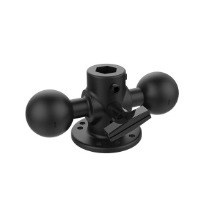 Bază de montaj RAM Mounts Double Ball Adaptor cu bază rotundă, B/C mărime, mărime C