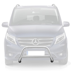 Bumper RST-STEEL MB Vito / Viano 2020+, Bumper cu intermediate pipe