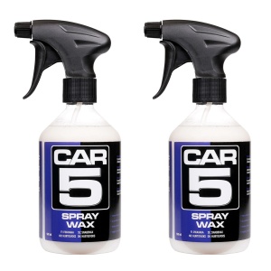 Ceară rapidă CAR5 Spray Wax, 2 x 500ml