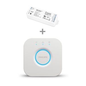 Controler mobil pentru bandă LED pentru benzi RGB AGGE RGB+CCT Color, Zigbee, controler + Philips Hue Bridge - Img 2