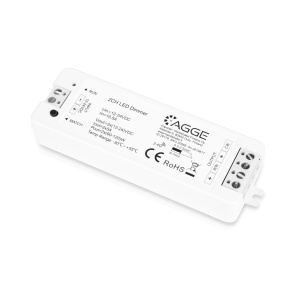 Controler pentru bandă LED AGGE CCT Color controler, RF 2.4 GHz, doar controlerul