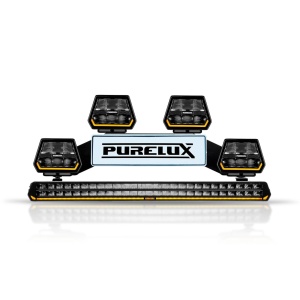 Kit de proiectoare auxiliare PURELUX WRC 18, 684W / 48 000 lm - Set complet - Img 2