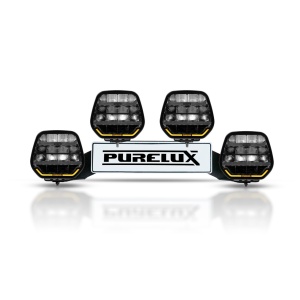 Kit de proiectoare auxiliare PURELUX WRC 23, 512W / 31 000 lm, Negru - Img 2