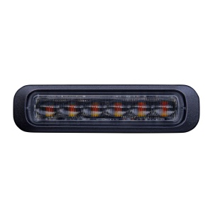 Lampă de avertizare / Level indicator Strands Dark Knight Strobe light 6LED - 12/24V / 10W / 129 mm, Dark lens