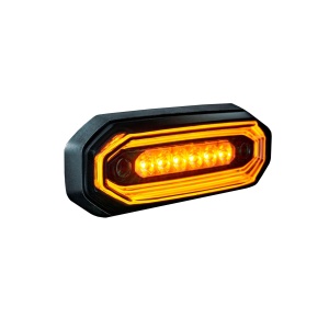 Lampă de avertizare STRANDS FOR9T Aura - 12/24V / 15W / 132 mm, cu portocaliu Lampă de gabarit
