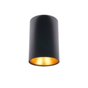 Lampă de plafon AGGE Goldie, GU10, Negru