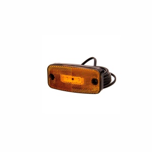 Lampă de poziție / Side Lampă de gabarit Strands lumină de poziție 5 LED - 12/24V / 111 mm, Portocaliu - Img 2