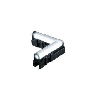 Lampă de poziție Strands Freedom Dark Line Corner - 12/24V / 2W / 63 mm, Alb