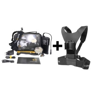 Lampă frontală LUMONITE Leader - 6838 lm / Reîncărcabil, Standard kit + Slim Vest - Img 2