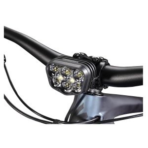 Lampă pentru bicicletă LUPINE Alpha - 8100 lm / Reîncărcabil, Lampă pentru bicicletă + Suport pentru bară (35 mm)