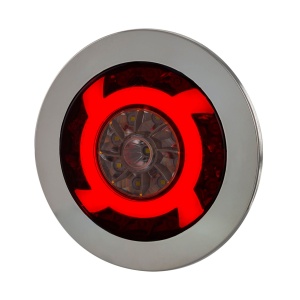 Lampă spate HORPOL Lucy Reverse/Proiector de ceață - 12/24V / 1.5-4.5W / 130 mm