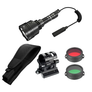 Lanternă Nitecore P30i - 2000 lm / 178 mm / Reîncărcabil / 2 x CR123A, Hunting package