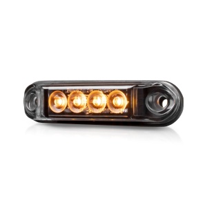 Marker light PURELUX Spectre 4X Dark - 12/24V / 1W / 78 mm, Amber