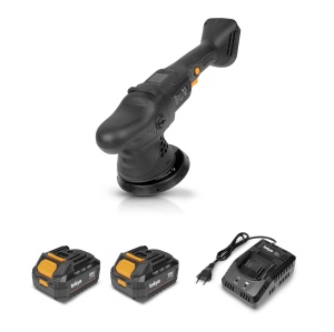 Mașină de polisat TOKYA OP5 Cordless - alimentat cu acumulator / 18V / orbitală, aparat cu doi acumulatori