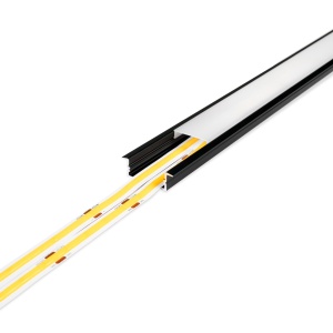 Profil pentru bandă LED AGGE Wide Recessed, încastrat, argintiu (100 cm)