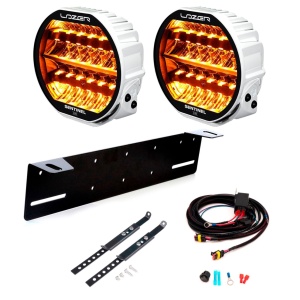 Proiector auxiliar Lazer Sentinel 9 Elite Gen2 Alb - Rotund / 23 cm / 145W / Ref. 20, 2 buc - Set complet - Img 2