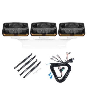 Proiector auxiliar PURELUX Panther 11 Alb - Rectangle / 24 cm / 170W / Ref. 20, 3 buc - Set complet