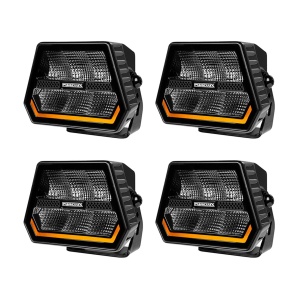 Proiector de lucru PURELUX Panther Alpha 90 - 15 cm / 90W / fascicul larg, 4 buc (5000K)