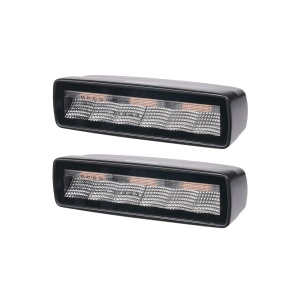 Proiector de lucru PURELUX Road Negru MF160 - 16 cm / 12W / Flood, 2 buc - Img 2
