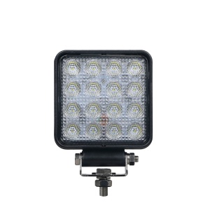 Proiector de lucru Strands pătrat Work/Lampă de marșarier - 11 cm / 25W / fascicul larg