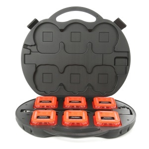 Set lumini LED de avertizare Pureflare Smart – 6 bucăți, wireless, sincronizare automată, reîncărcabile, IP67