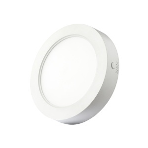 Spot încastrat LED ENERGIE - montaj aparent / intensitate reglabilă / rotund, 6W / 370 lm / 120 mm