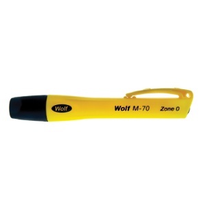 ATEX Lanternă WOLF M-70, Zone 0/20 - 107 lm / 150 mm / 2 x AA, Wolf M-70