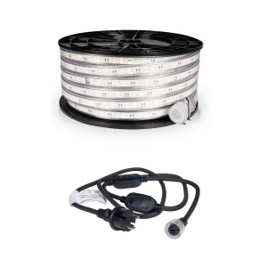 Bandă LED / Proiector de lucru AGGE 230V - 1500 lm/m, 25 m, bandă cu cablu de alimentare