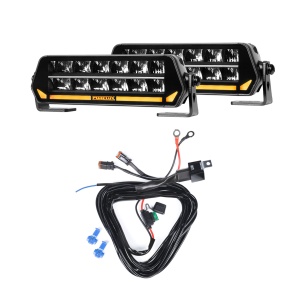 Bară LED PURELUX Panther S200 - dreaptă / 22 cm / 120W / Ref. 20, 2 buc + cablaj