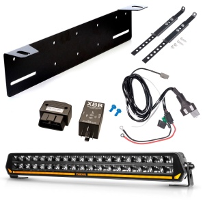 Bară LED PURELUX Panther S540 - dreaptă / 54 cm / 216W / Ref. 30, 1 buc - Set complet cu suport pentru număr de înmatriculare + XBB Dongle & PowerUnit releu de conectare - Img 2