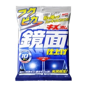 Cleaning and waxing cloth Soft99 Fukupika Wash&Wax Wipes, 12 buc. - Img 2