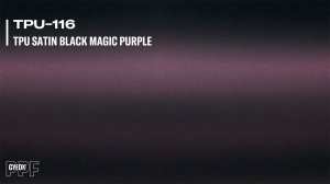 Folie de protecție pentru vopsea GYEON PPF Color - mov, Satin Black Magic Purple (TPU-116)