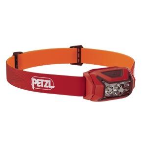Headlamp Petzl Actik - 450 lm / 3 x AAA, Red