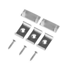Kit de piese de schimb pentru AGGE Wide Surface profil din aluminiu, argintiu