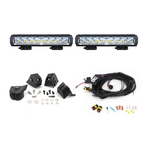 Kit de proiectoare auxiliare Chevrolet Silverado 2500/3500 LT (2020-2023), 2 x Lazer Triple-R 1000, 2 x Lazer Triple-R 1000 Double Beacon GEN2 - Img 2