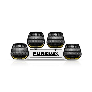 Kit de proiectoare auxiliare PURELUX WRC 12, 840W / 49 000 lm - Set complet, Alb