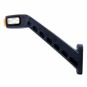 Lampă de avertizare / lampă de gabarit Strands Freedom Light Guide Rubber Arm XL - 12/24V / 259 mm, dreapta