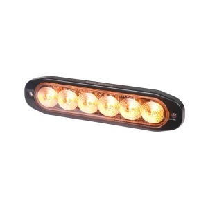 Lampă de avertizare PURELUX Strobe Ultra Slim - 12/24V / 12W / 118 mm, 1 buc. - Img 2