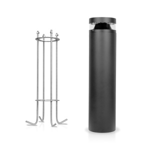 Lampă de grădină AGGE Flat Bollard PRO - 24W / 3000K/4000K, lampă + Ground support