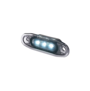 Lampă de poziție PURELUX Side Marker Dark - 12/24V / 79 mm, Alb