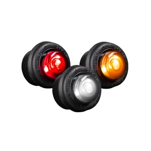 Lampă de poziție Strands Freedom Negru Raven - 12/24V / 1W / 29 mm, Alb