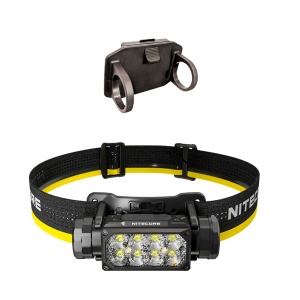 Lampă frontală Nitecore HC65 UHE - 2000 lm / Reîncărcabil, Light + NVG Suport